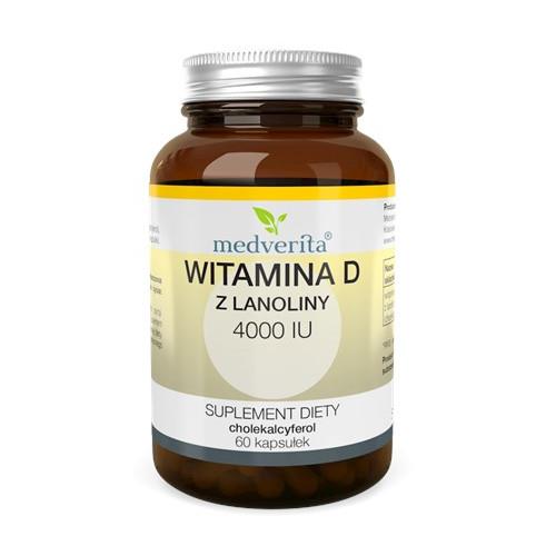 Medverita Witamina D z lanoliny 4000 IU 60 k-25633