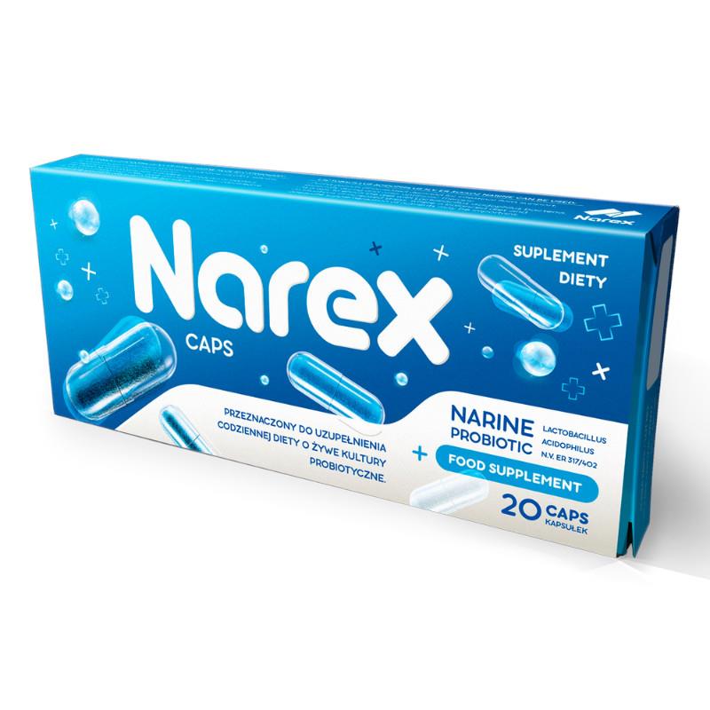 Narex Caps 180 mg 20 kaps.-25713
