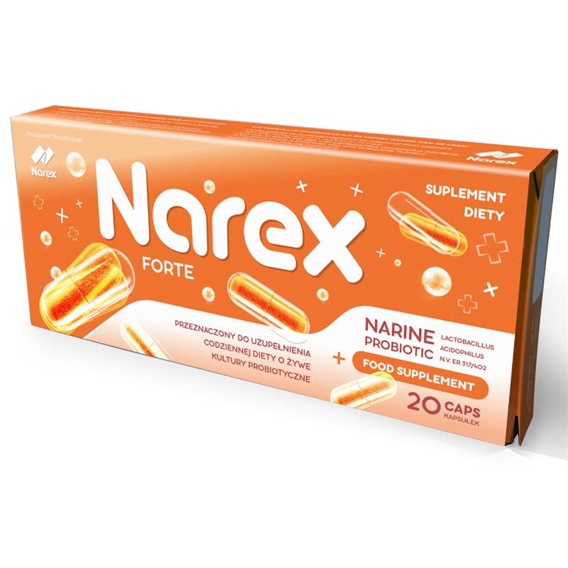 Narex Forte 180 mg 20 kaps.-25709