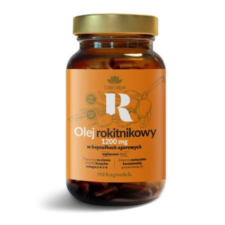 Tabfarm Olej Rokitnikowy 1200 mg  kaps. agarowe-25746