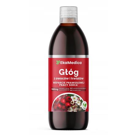 Ekamedica Głóg 0,5 L Sok 100%-25770