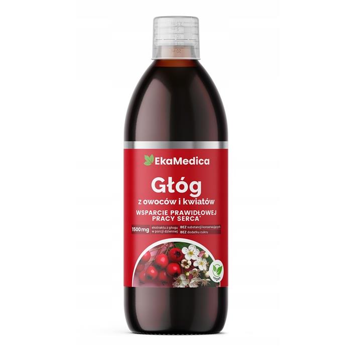 Ekamedica Głóg 0,5 L Sok 100%-25770