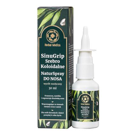 Herbal Medica SinuGrip Srebro Koloidalne do nosa-25771