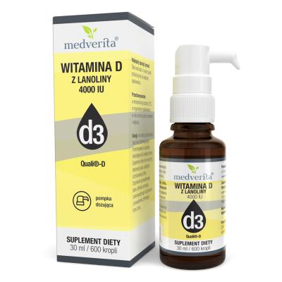 Medverita Witamina D z lanoliny 4000 IU 30 ml-25803