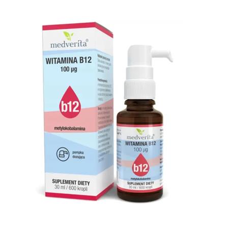 Medverita Witamina B 12 100 uq metylokobalamina-25802