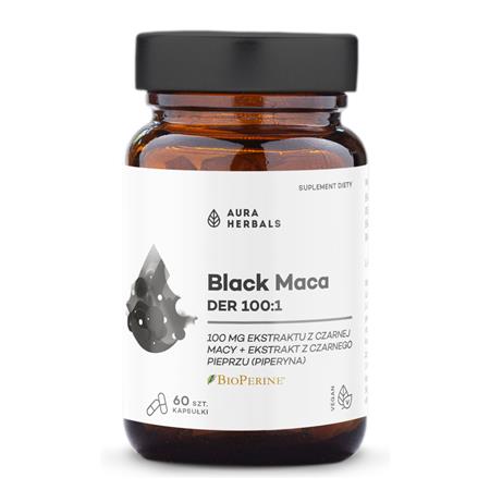 Aura Herbals Black Maca Formula 60 kaps-25832