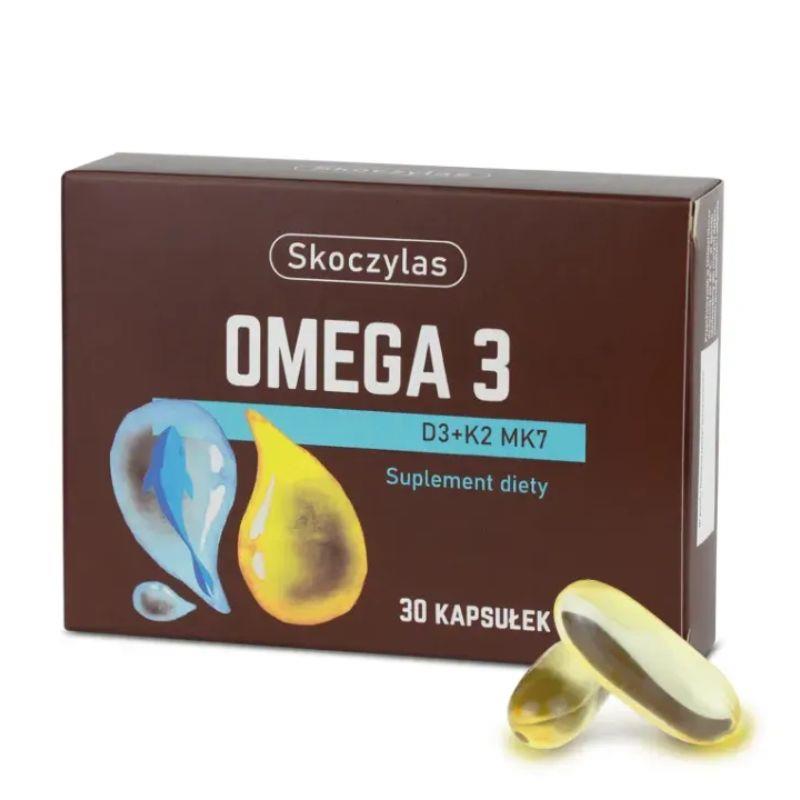Skoczylas Omega 3  D2+K2 MK7 30 kapsułek-25828