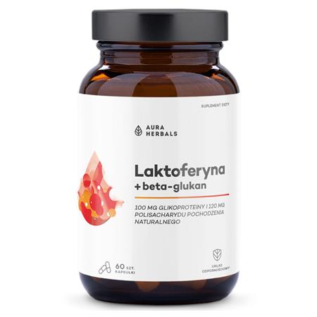 Aura Herbals Laktoferyna + beta-glukan kaps 60 szt-25838