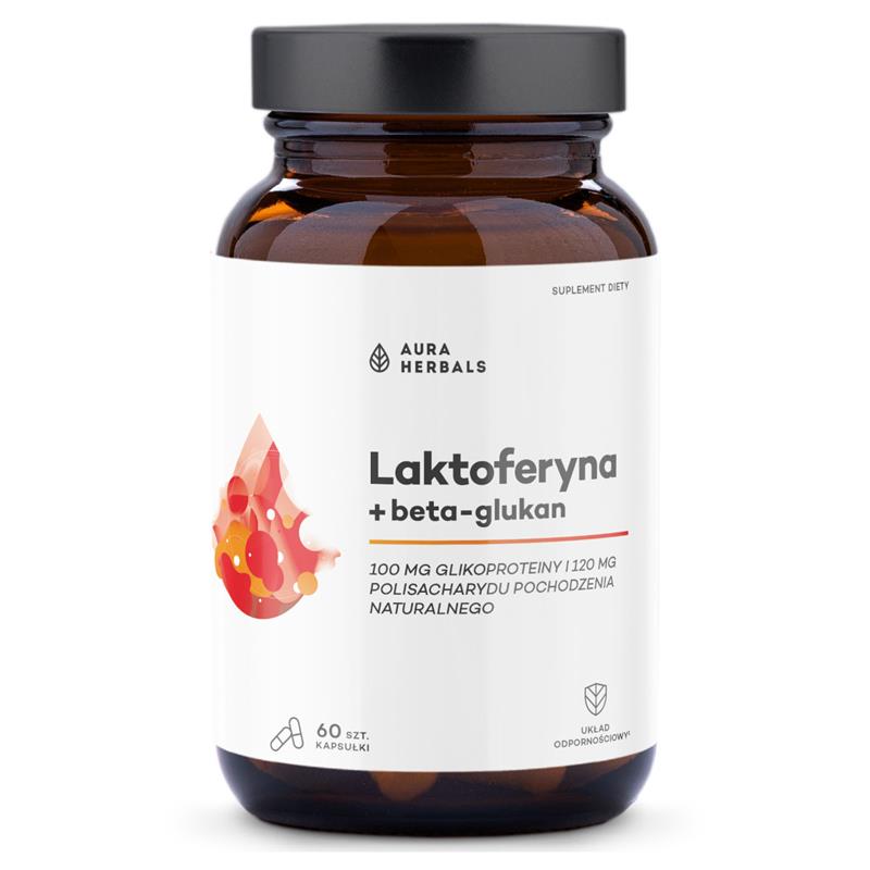 Aura Herbals Laktoferyna + beta-glukan kaps 60 szt-25838