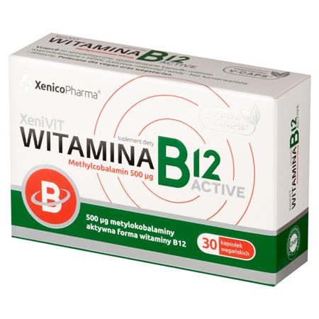 XeniVIT Witamina B12 Active 30 Kap Vcaps-25843