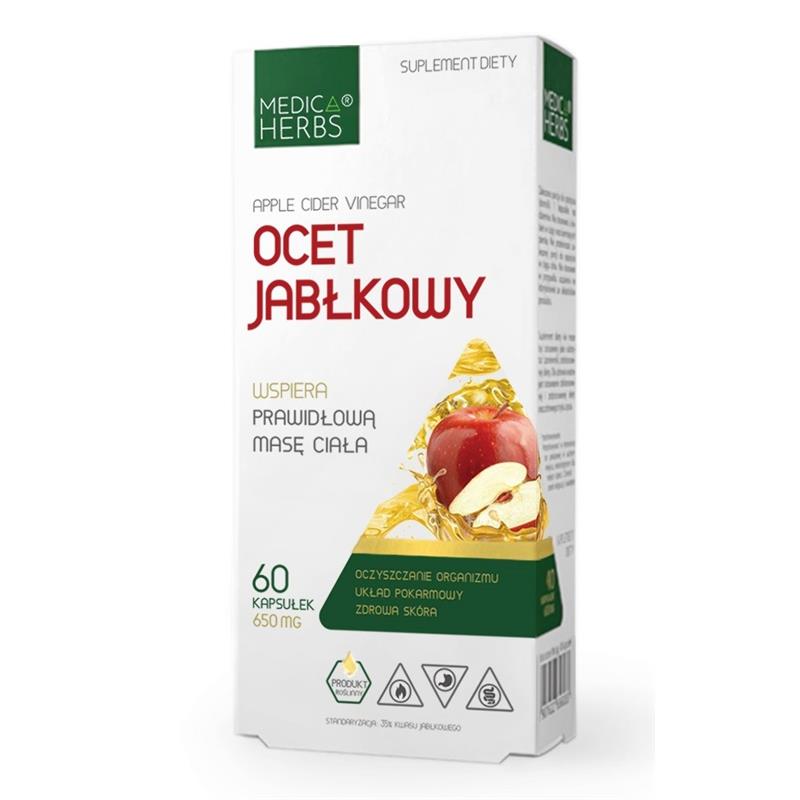 Medica Herbs Ocet Jabłkowy 60 k-25894