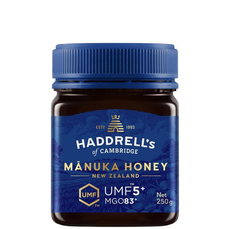 Haddrells Manuka Miód UMF5+ 250 g MGO83+-25931