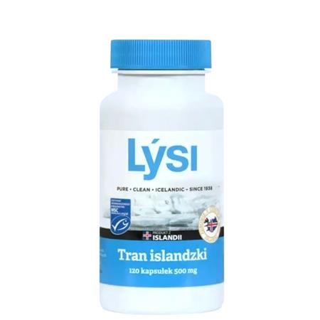 Lysi Tran Islandzki 500 mg 120 kap-25935