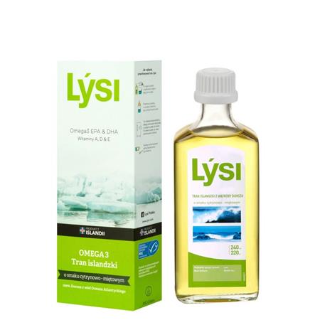 Lysi Tran Islandzki o smaku cytrynowo-miętowym -25938