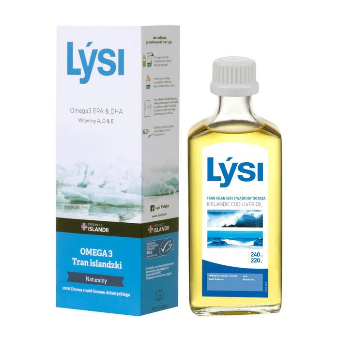Lysi Tran Islandzki naturalny 240 ml-26045