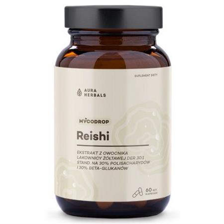 Aura Herbals Reishi 30:1 beta - glukan 60 szt-26082