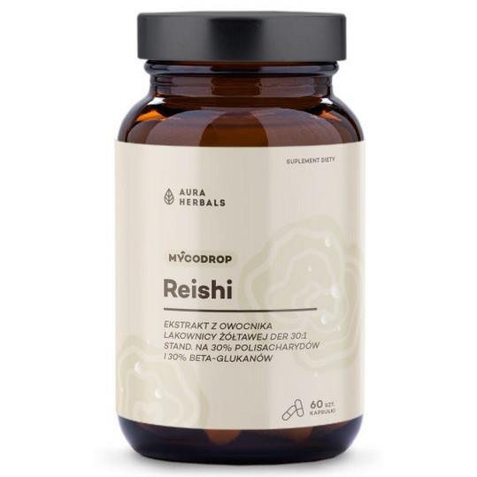 Aura Herbals Reishi 30:1 beta - glukan 60 szt-26082
