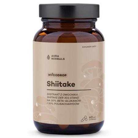 Aura Herbals Shiitake 30:1 beta-glukan 60 szt-26083