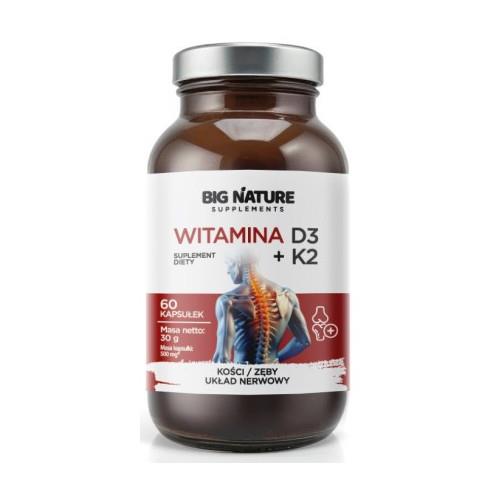 Big Nature Witamina D3 + K2 60 k-26105