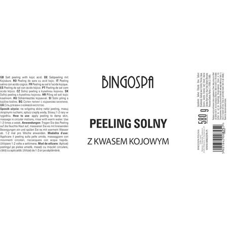 Bingospa Peeling solny z kwasem kojowym 580 g-26198