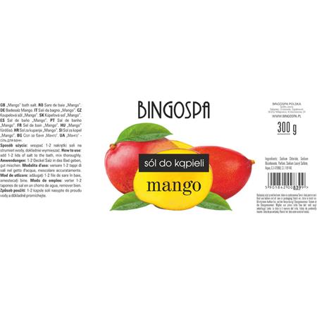 Bingospa Sól do kąpieli mango 300 g-26194