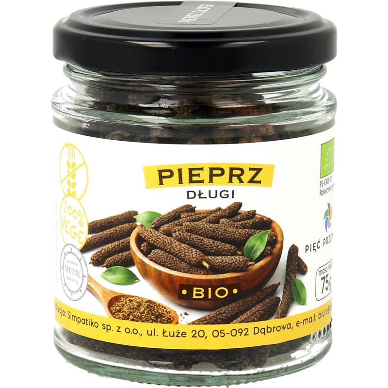 Pięć przemian Pieprz długi bezglutenowy BIO 85 g-26247