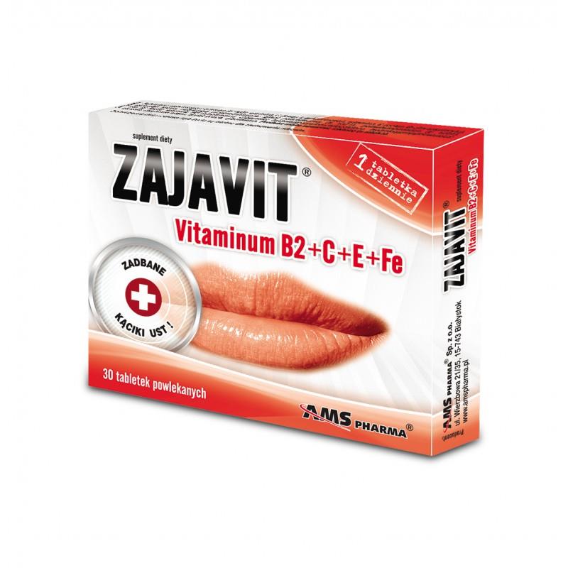 Zajavit Vitaminum B2 C E Fe 30 tabletek-26322
