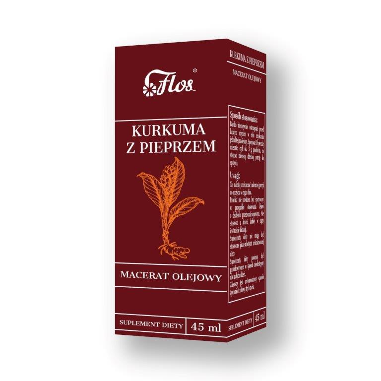 Flos Kurkuma z Pieprzem macerat olejowy 45 ml-26367