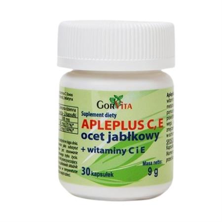 Gorvita Apleplus C E Ocet Jabłkowy 30 kapsułek-26470