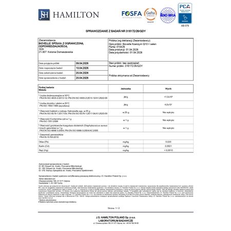 Biovelle Koenzym Q10 Forte + Selen 60 kap-26685