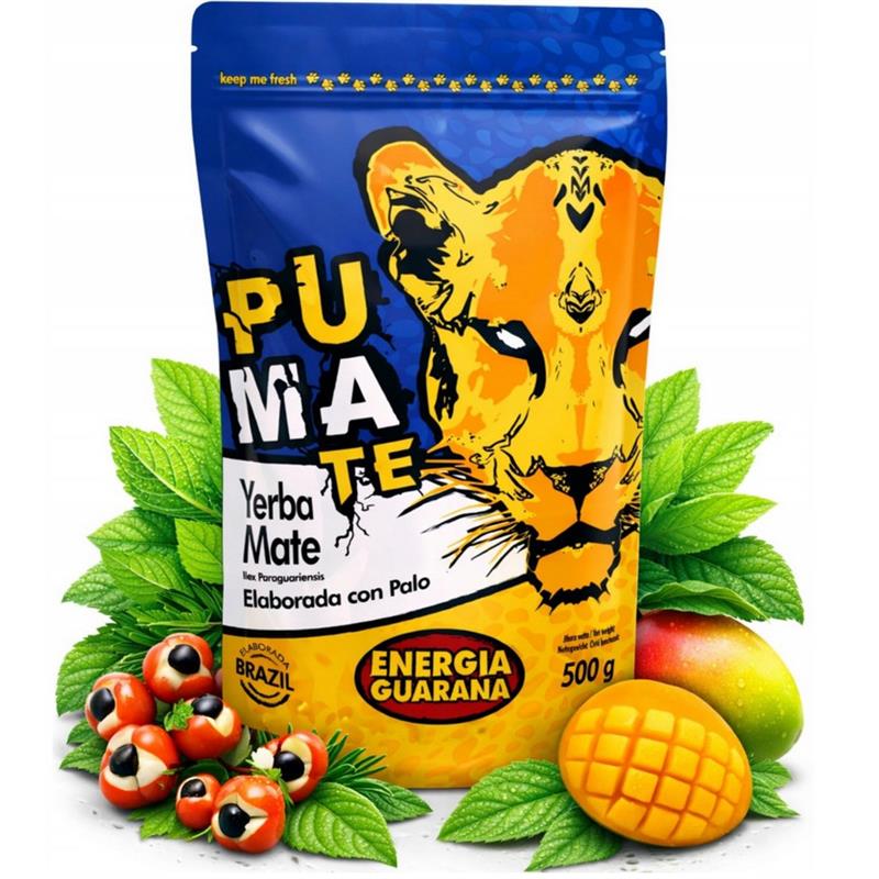 Yerba Mate PUMATE ENERGIA GUARANA 500g -26705