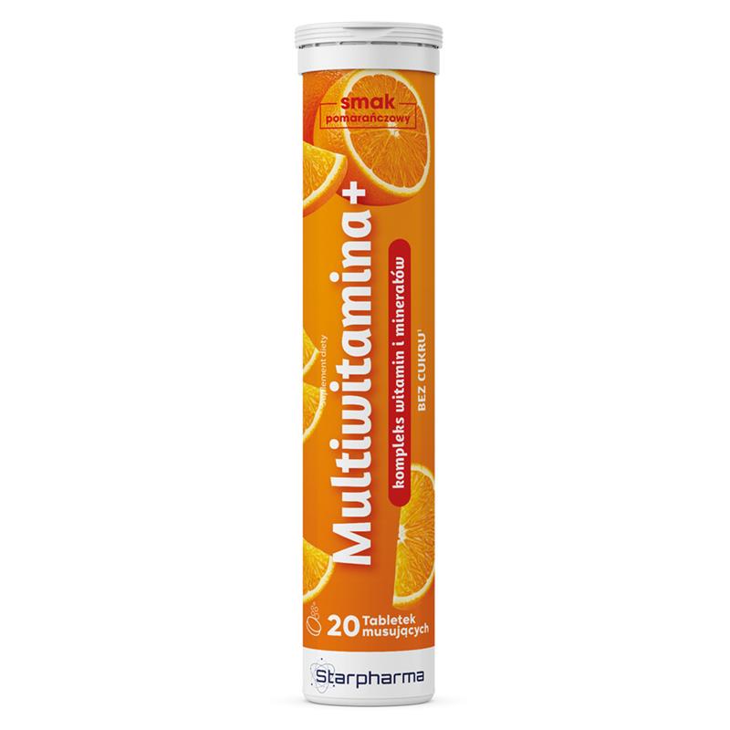 Starpharma Multiwitamina+ 20 tabletek pomarańcza-27160