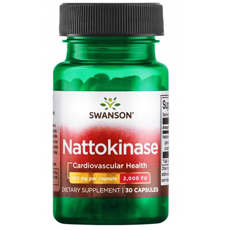 Swanson Nattokinoza 100 mg 2000 FU 30 k-27194