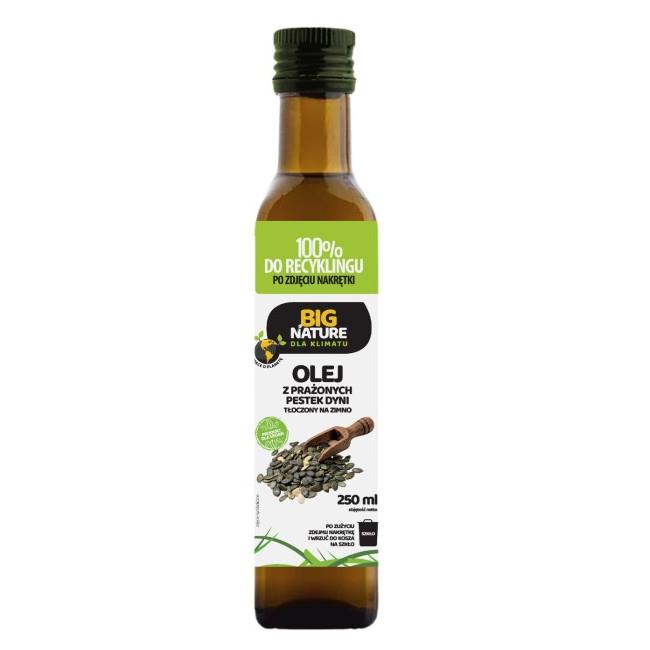Big Nature Olej z prażonych pestek dyni 250 ml-27409