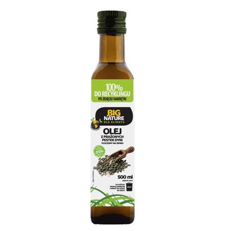 Big Nature Olej z prażonych pestek dyni 500 ml-27411