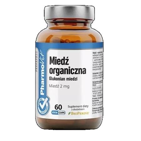 Pharmovit Miedź organiczna 2 mg 60 kapsułek-27465