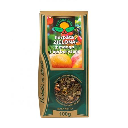 Natura Wita Herbata Zielona Mango Berberys 100 g-27584