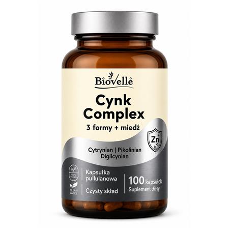 Biovelle Cynk Complex 3 formy + miedź 100 k-27850