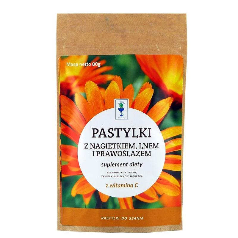 Planta Lek Pastylki z nagietkiem, lnem i prawoślaz-27951