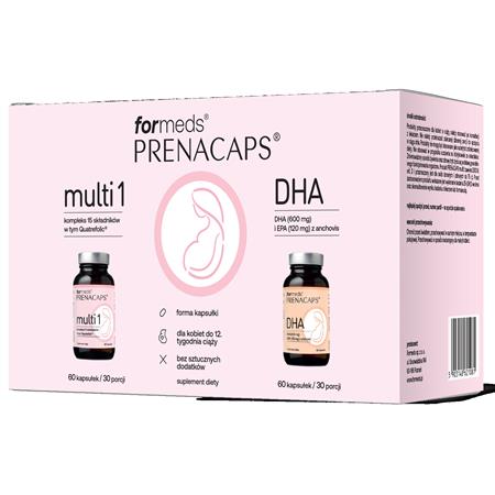 Formeds Prenacaps Zestaw Multi 1 DHA  2x60-28003