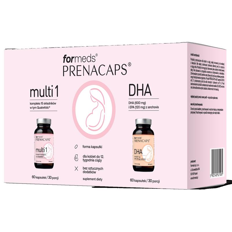 Formeds Prenacaps Zestaw Multi 1 DHA  2x60-28003