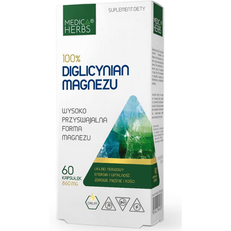 Medica Herbs Magnez Cynk Wit. B6 60 k-28258