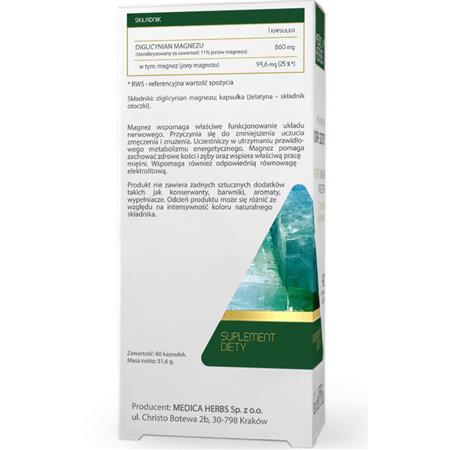 Medica Herbs Magnez Cynk Wit. B6 60 k-28259