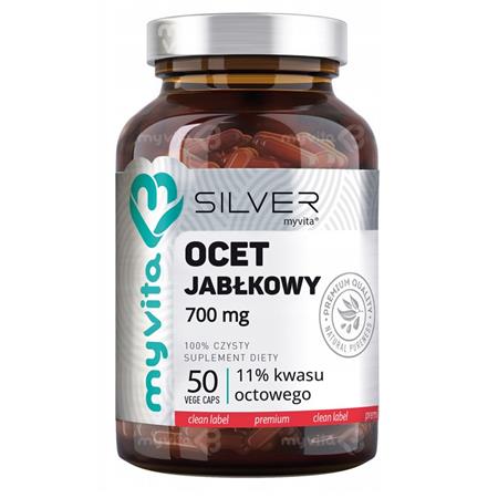Myvita Silver Ocet jabłkowy 700 mg 50 k-28268