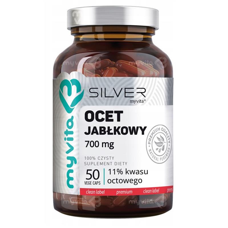 Myvita Silver Ocet jabłkowy 700 mg 50 k-28268