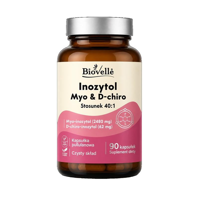 Biovelle Inozytol Myo & D-Chiro 40:1 90 kapsułek-28457