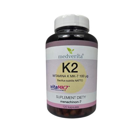 Medverita Witamina K2 MK7 100ug 120 K-28554