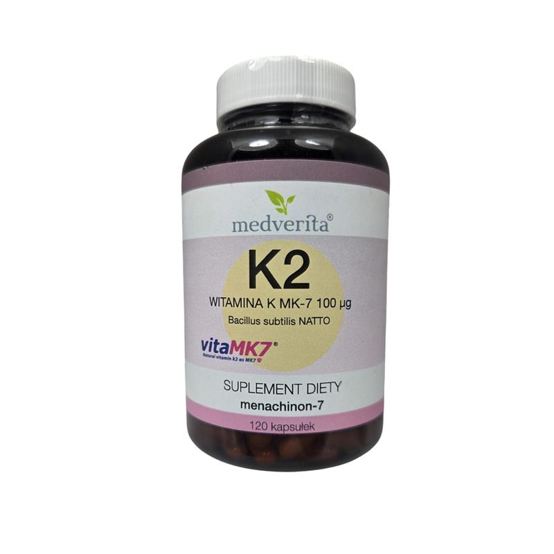 Medverita Witamina K2 MK7 100ug 120 K-28554