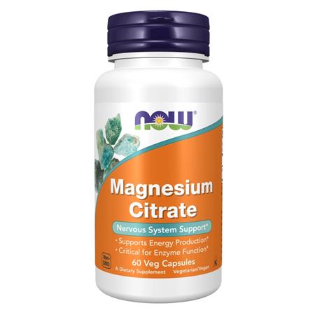 Now Foods Magnesium Citrate 60 kapsułek-28575