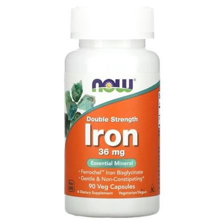 Now Foods Iron 36 mg  90 K-28574